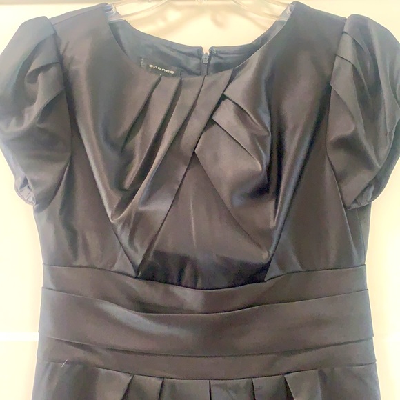 Black Pleated Dress - Worn Once! - Picture 2 of 3